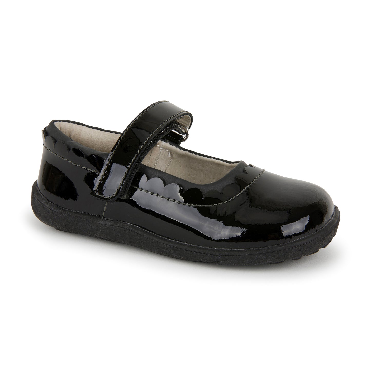 See Kai Run, Jane II Mary Jane Shoes for Kids, Black Patent, 11