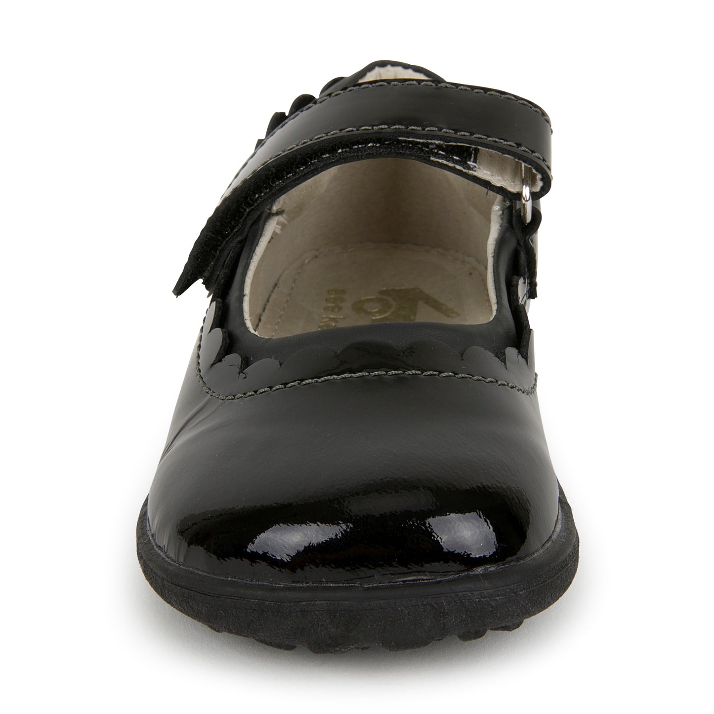 See Kai Run, Jane II Mary Jane Shoes for Kids, Black Patent, 4