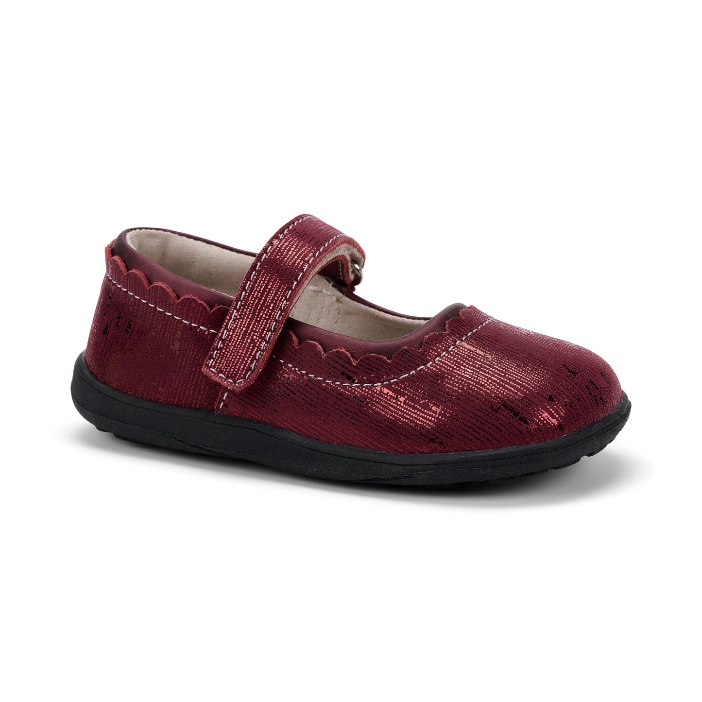 See Kai Run - Jane II Mary Jane Shoe for Little Kids, Burgundy Metallic, Little Kid 11
