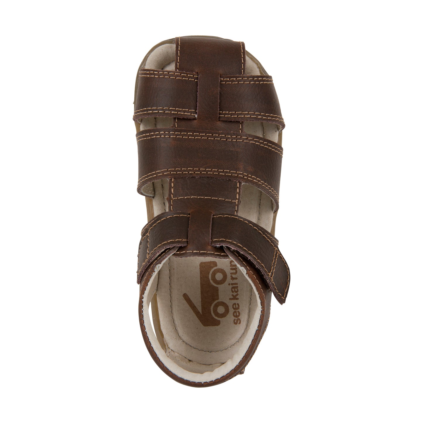 See Kai Run, Jude IV Sandals for Kids, Brown, 12