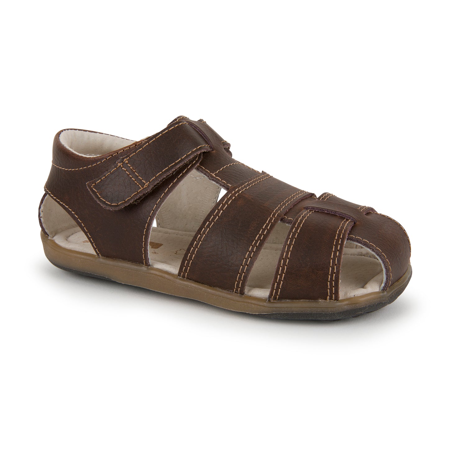 See Kai Run, Jude IV Sandals for Kids, Brown, 7