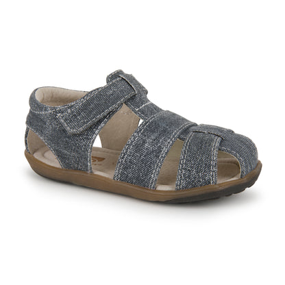 See Kai Run, Jude IV Sandals for Kids, Gray Canvas, 12.5