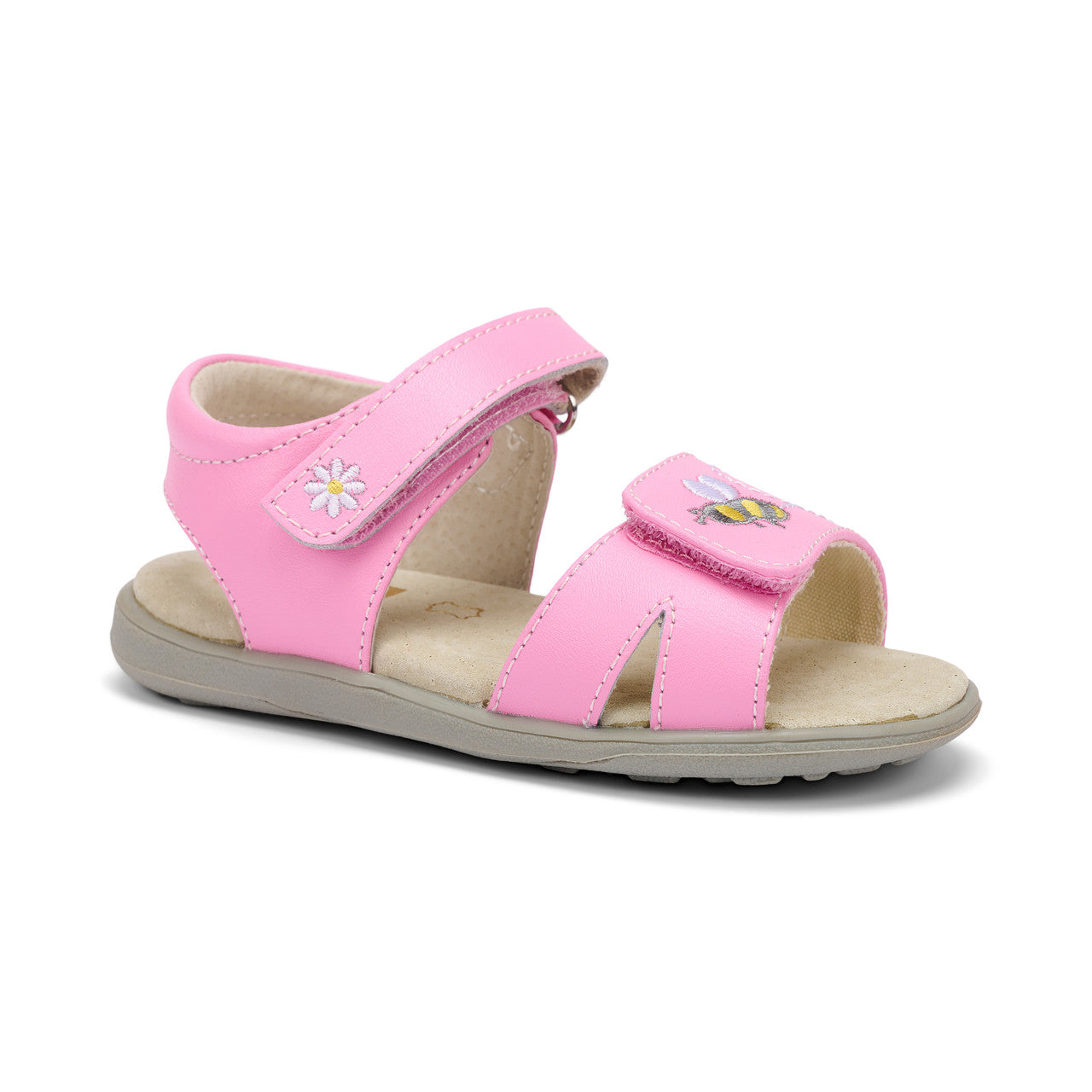 See Kai Run - Olivia III Sandal for Toddlers, Hot Pink Garden, 8