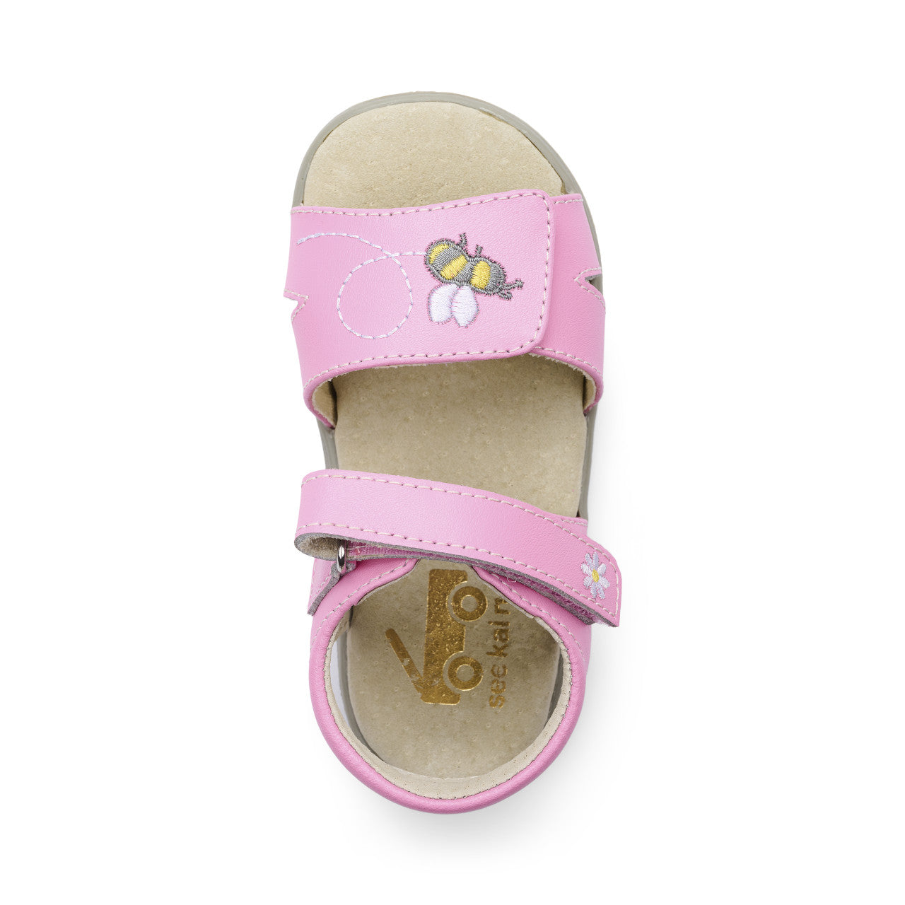 See Kai Run - Olivia III Sandal for Little Kids, Hot Pink Garden, 12.5