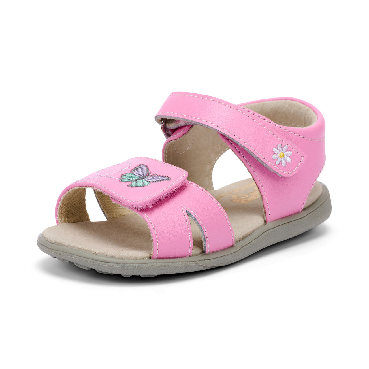 See Kai Run - Olivia III Sandal for Little Kids, Hot Pink Garden, 12.5