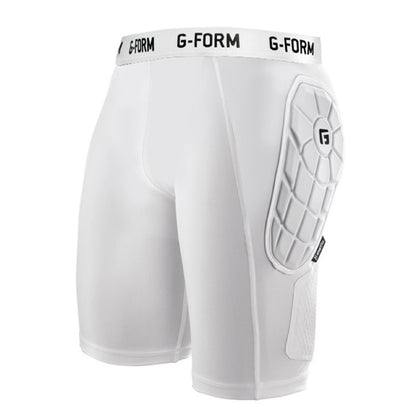 G-Form Heist Fastpitch Sliding Shorts - Compression Shorts for Baseball & Softball - White, Adult Small