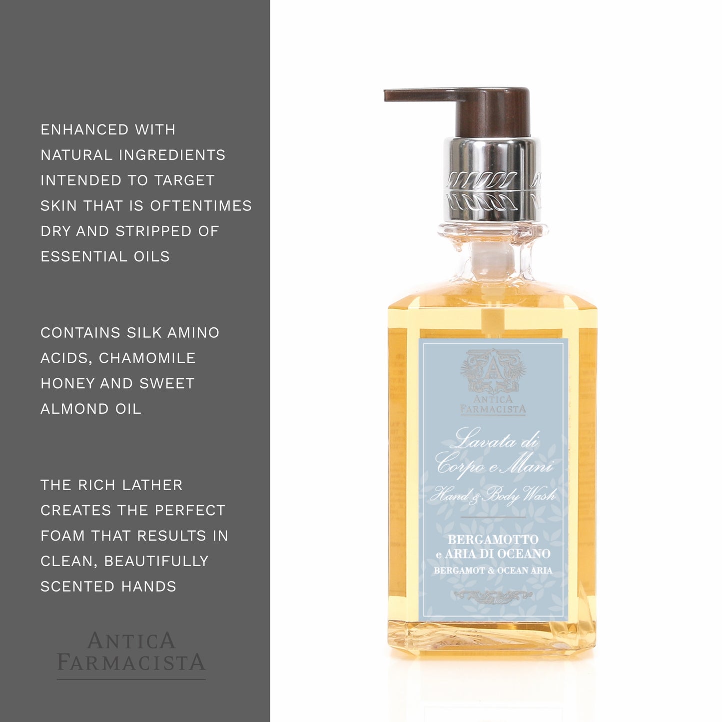 Antica Farmacista Hand Wash, Bergamot & Ocean Aria, 10 Fl Oz