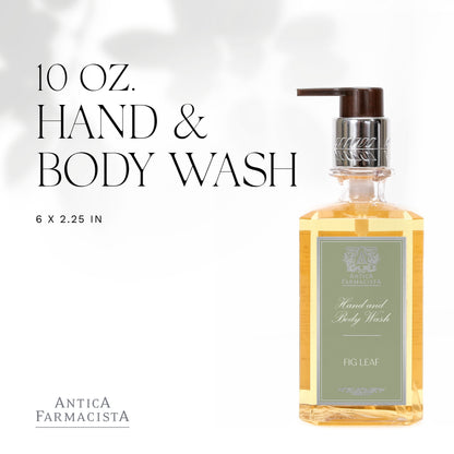 Antica Farmacista Green Fig Leaf Hand and Body Wash, 10 oz