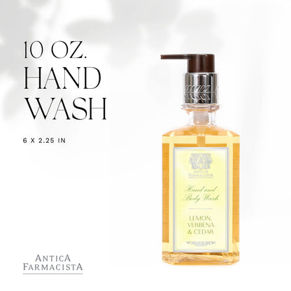 Antica Farmacista Hand Wash, Lemon, Verbena & Cedar, 10 Fl Oz