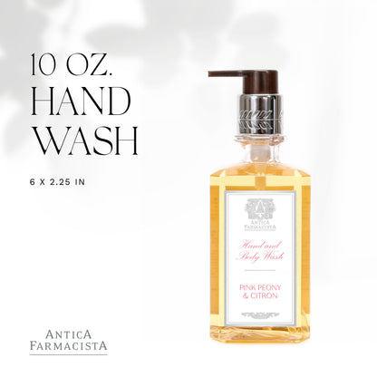 Antica Farmacista Hand Wash, Peonia, Gardenia & Rosa, 10 Fl Oz