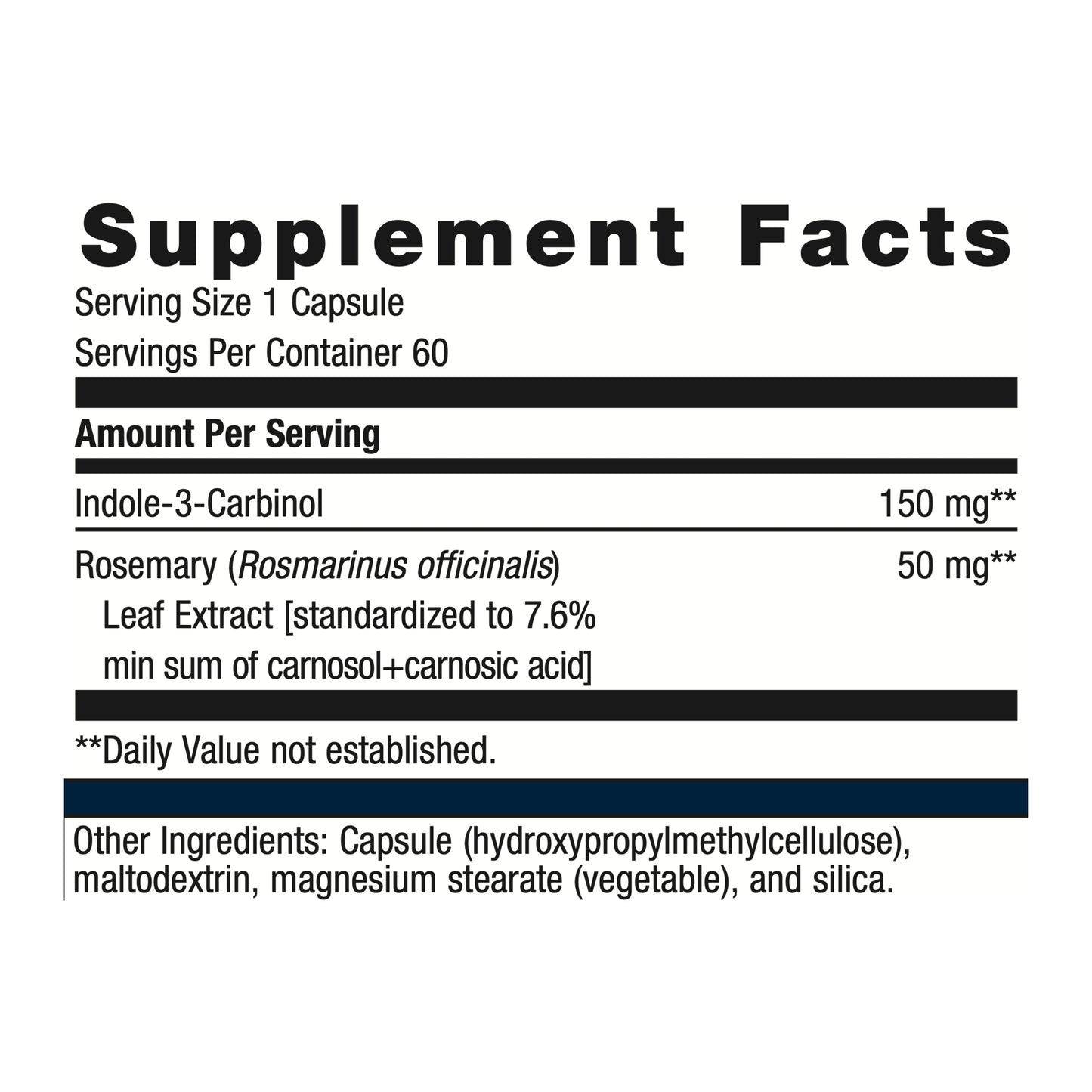 Metagenics Meta I 3 C ‚Äì Stabilized Indole-3-Carbinol ‚Äì 60 Servings