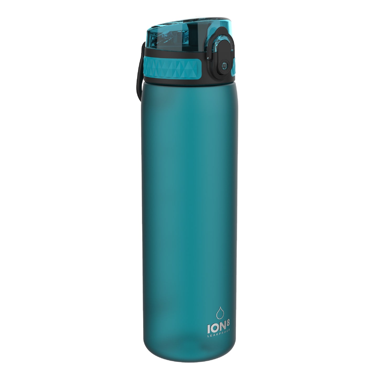Ion8 Sport/Bike Water Bottle - Leakproof and BPA-free Water Bottle - Fits in Lunch Boxes, Handbags, Car Cup Holders, Backpacks, 34 oz/1000 ml (Pack of 1) - OneTouch 1.0 - Aqua