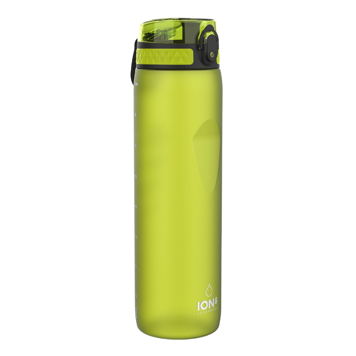 Ion8 Sport/Bike Water Bottle - Leakproof and BPA-free Water Bottle - Fits in Lunch Boxes, Handbags, Car Cup Holders, Backpacks, 34 oz/1000 ml (Pack of 1) - OneTouch 1.0 - Green