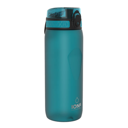 Ion8 Sport/Bike Water Bottle - Leakproof and BPA-free Water Bottle - Fits in Lunch Boxes, Handbags, Cup Holders, Backpacks and Bike Holders, 25 oz/750 ml (Pack of 1) - OneTouch 1.0 - Aqua