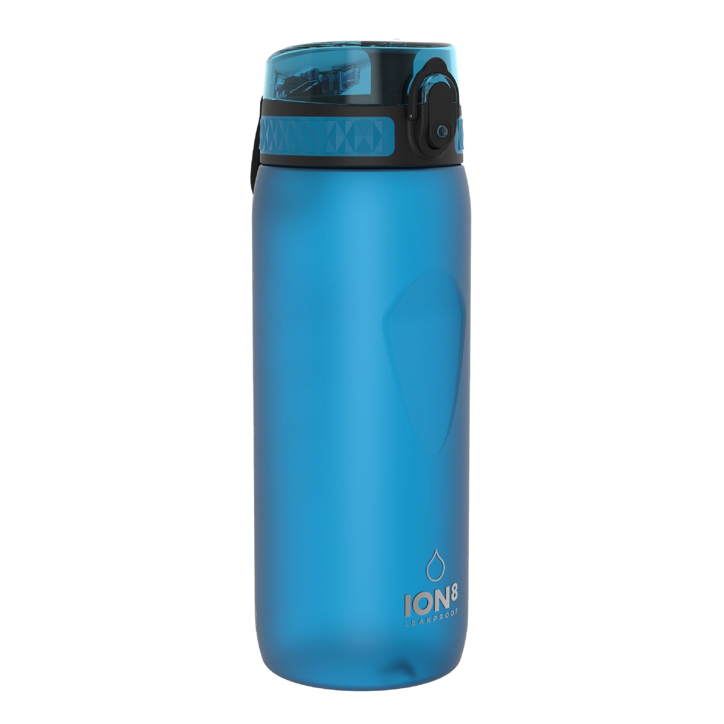 Ion8 Sport/Bike Water Bottle - Leakproof and BPA-free Water Bottle - Fits in Lunch Boxes, Handbags, Cup Holders, Backpacks and Bike Holders, 25 oz/750 ml (Pack of 1) - OneTouch 1.0 - Blue