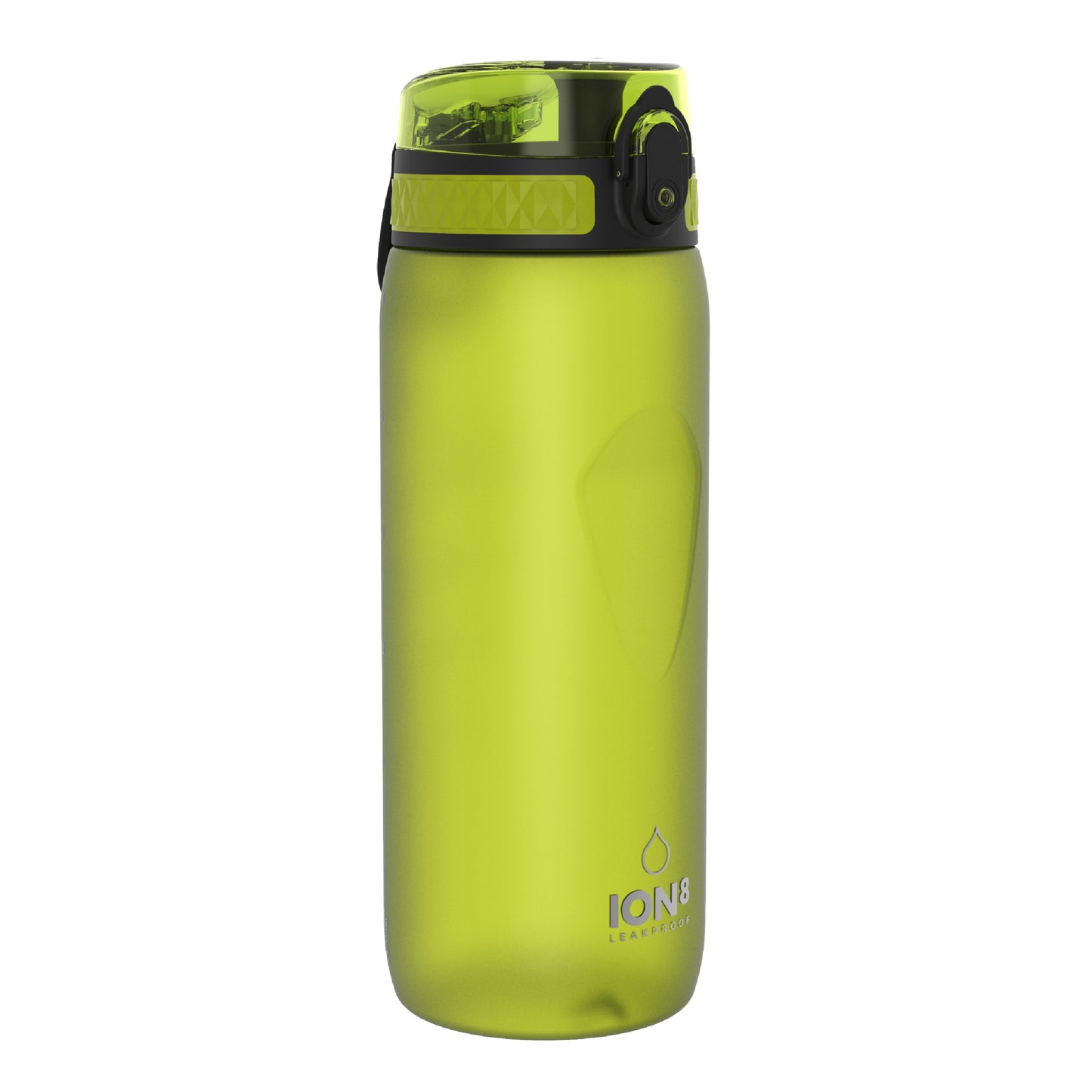 Ion8 Sport/Bike Water Bottle - Leakproof and BPA-free Water Bottle - Fits in Lunch Boxes, Handbags, Cup Holders, Backpacks and Bike Holders, 25 oz/750 ml (Pack of 1) - OneTouch 1.0 - Green