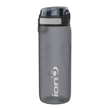 Ion8 Sport/Bike Water Bottle - Leakproof and BPA-free Water Bottle - Fits in Lunch Boxes, Handbags, Cup Holders, Backpacks and Bike Holders, 25 oz/750 ml (Pack of 1) - OneTouch 1.0 - Gray