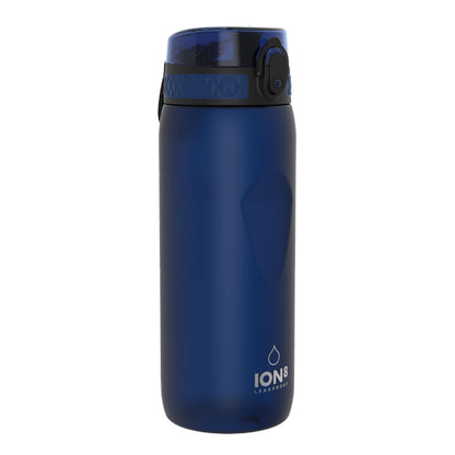 Ion8 Sport/Bike Water Bottle - Leakproof and BPA-free Water Bottle - Fits in Lunch Boxes, Handbags, Cup Holders, Backpacks and Bike Holders, 25 oz/750 ml (Pack of 1) - OneTouch 1.0 - Navy Blue