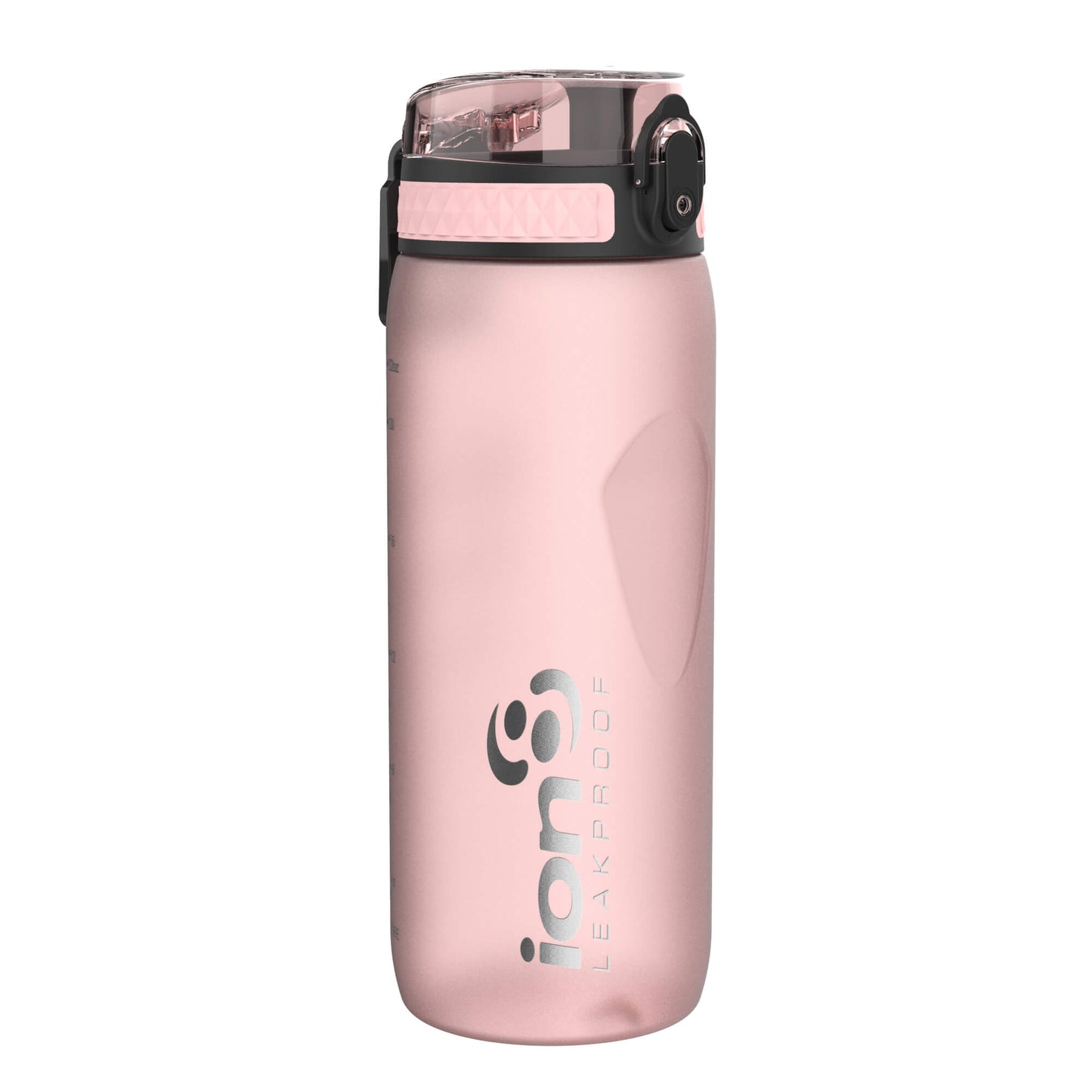 Ion8 Sport/Bike Water Bottle - Leakproof and BPA-free Water Bottle - Fits in Lunch Boxes, Handbags, Cup Holders, Backpacks and Bike Holders, 25 oz/750 ml (Pack of 1) - OneTouch 1.0 - Rose Quartz