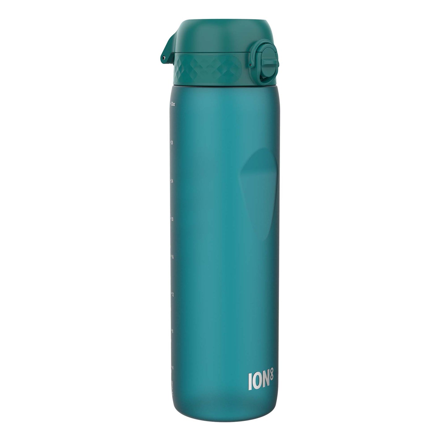 Ion8 Sport/Bike Water Bottle - Leakproof and BPA-free Water Bottle - Fits in Lunch Boxes, Handbags, Car Cup Holders, Backpacks, 34 oz/1000 ml (Pack of 1) - OneTouch 2.0 - Aqua 2.0