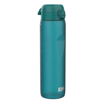 Ion8 Sport/Bike Water Bottle - Leakproof and BPA-free Water Bottle - Fits in Lunch Boxes, Handbags, Car Cup Holders, Backpacks, 34 oz/1000 ml (Pack of 1) - OneTouch 2.0 - Aqua 2.0