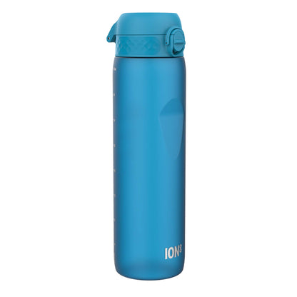 Ion8 Sport/Bike Water Bottle - Leakproof and BPA-free Water Bottle - Fits in Lunch Boxes, Handbags, Car Cup Holders, Backpacks, 34 oz/1000 ml (Pack of 1) - OneTouch 2.0 - Blue 2.0