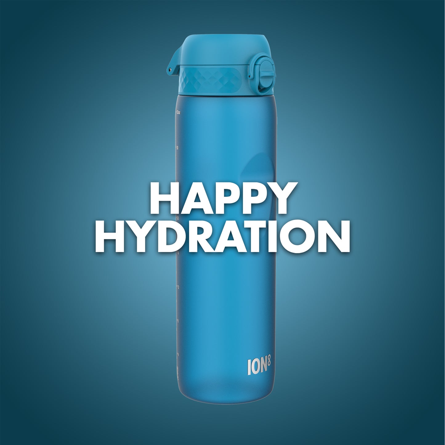 Ion8 Sport/Bike Water Bottle - Leakproof and BPA-free Water Bottle - Fits in Lunch Boxes, Handbags, Car Cup Holders, Backpacks, 34 oz/1000 ml (Pack of 1) - OneTouch 2.0 - Blue 2.0