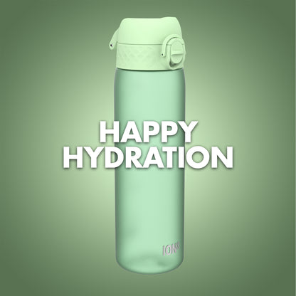 Ion8 Sport Water Bottle- Leakproof and BPA-free Water Bottle - Fits in Lunch Boxes, Handbags, Car Cup Holders, Backpacks and Bike Holders, 17 oz / 500 ml (Pack of 1) - OneTouch 2.0 - Surf Green 2.0