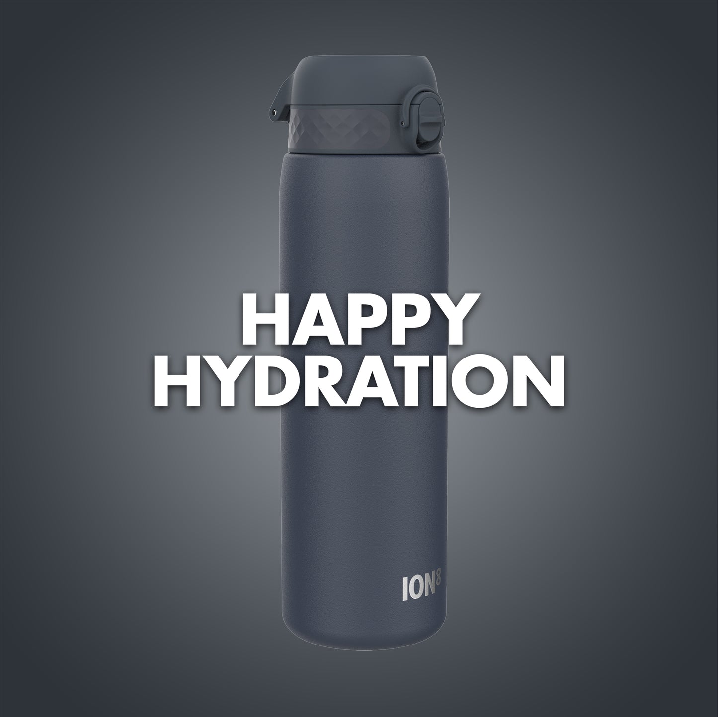 Ion8 Stainless Steel Water Bottle - Food-Safe and Odor Resistant - Fits Car Cup Holders, Backpack Pockets, and More, 40 oz / 1200 ml (Pack of 1) - OneTouch 2.0 - Navy 2.0