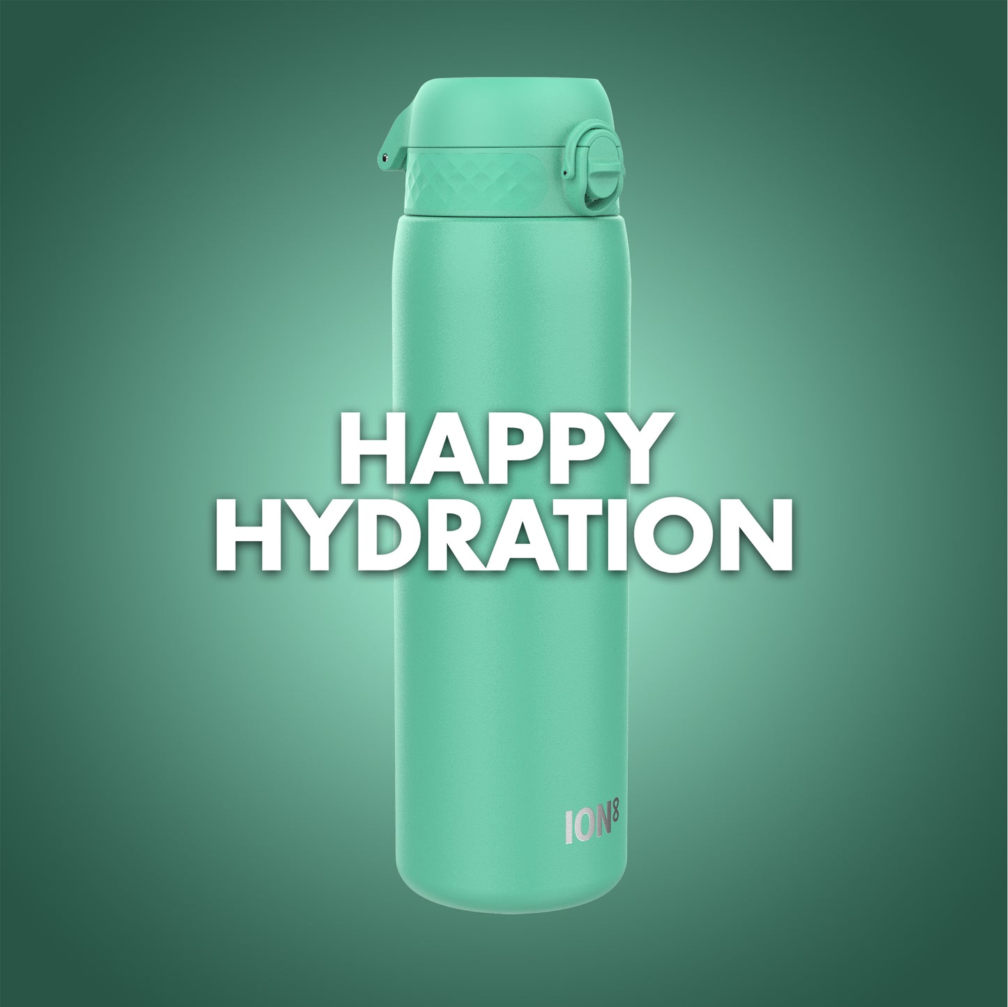 Ion8 Stainless Steel Water Bottle - Food-Safe and Odor Resistant - Fits Car Cup Holders, Backpack Pockets, and More, 40 oz / 1200 ml (Pack of 1) - OneTouch 2.0 - Teal 2.0