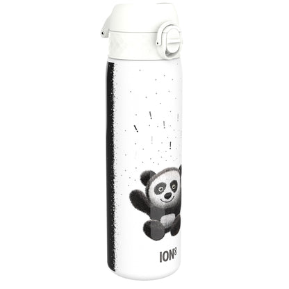 Ion8 Kid's Stainless Steel Water Bottle - Food-Safe and Odor Resistant - Fits Car Cup Holders, Backpack Pockets and More, 20 oz / 600 ml (Pack of 1) - Panda
