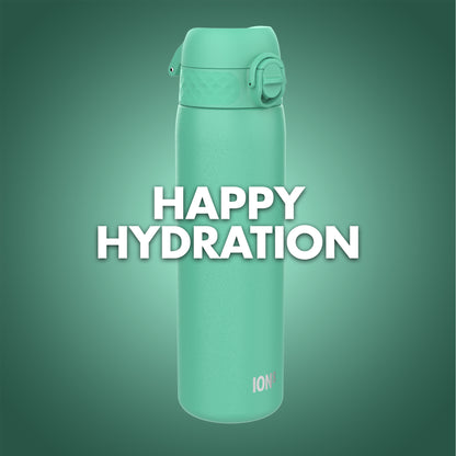 Ion8 Stainless Steel Water Bottle - Food-Safe and Odor Resistant - Fits Car Cup Holders, Backpack Pockets and More, 20 oz / 600 ml (Pack of 1) - OneTouch 2.0 - Teal 2.0