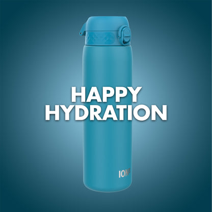 Ion8 Double Wall Stainless Steel Leakproof Water Bottle - 34 oz/1000 ml - Blue