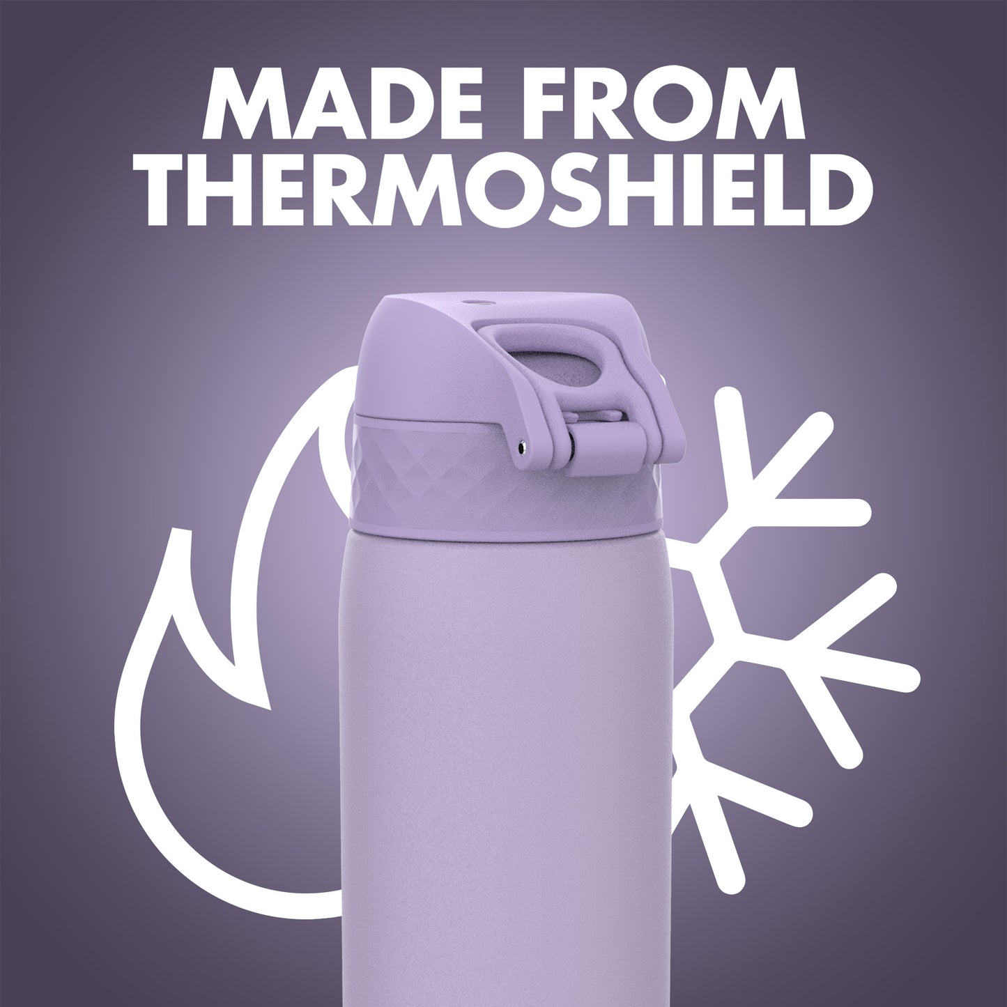 Ion8 Double Wall Stainless Steel Leakproof Water Bottle - 17 oz/500 ml - Periwinkle