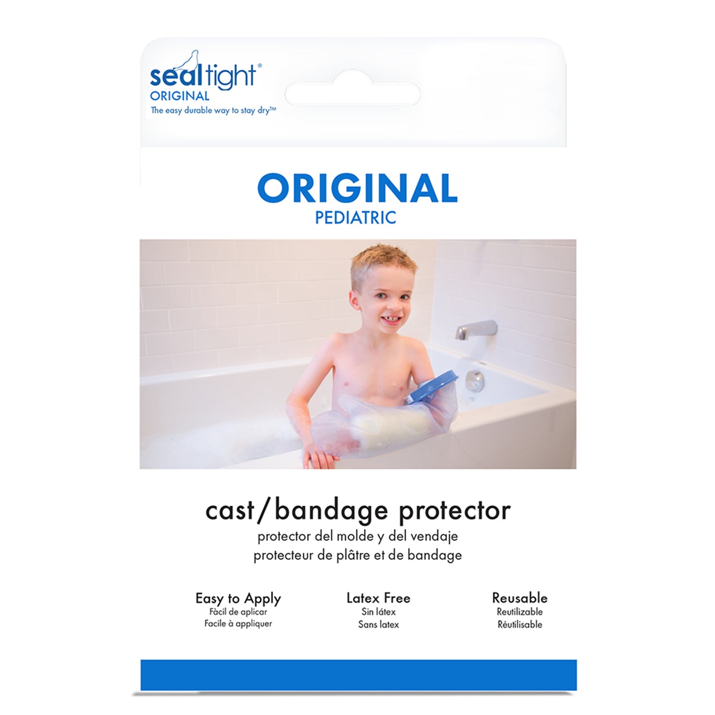 Seal-Tight Original - Pediatric Cast & Wound Protector for Small Arm, 11"