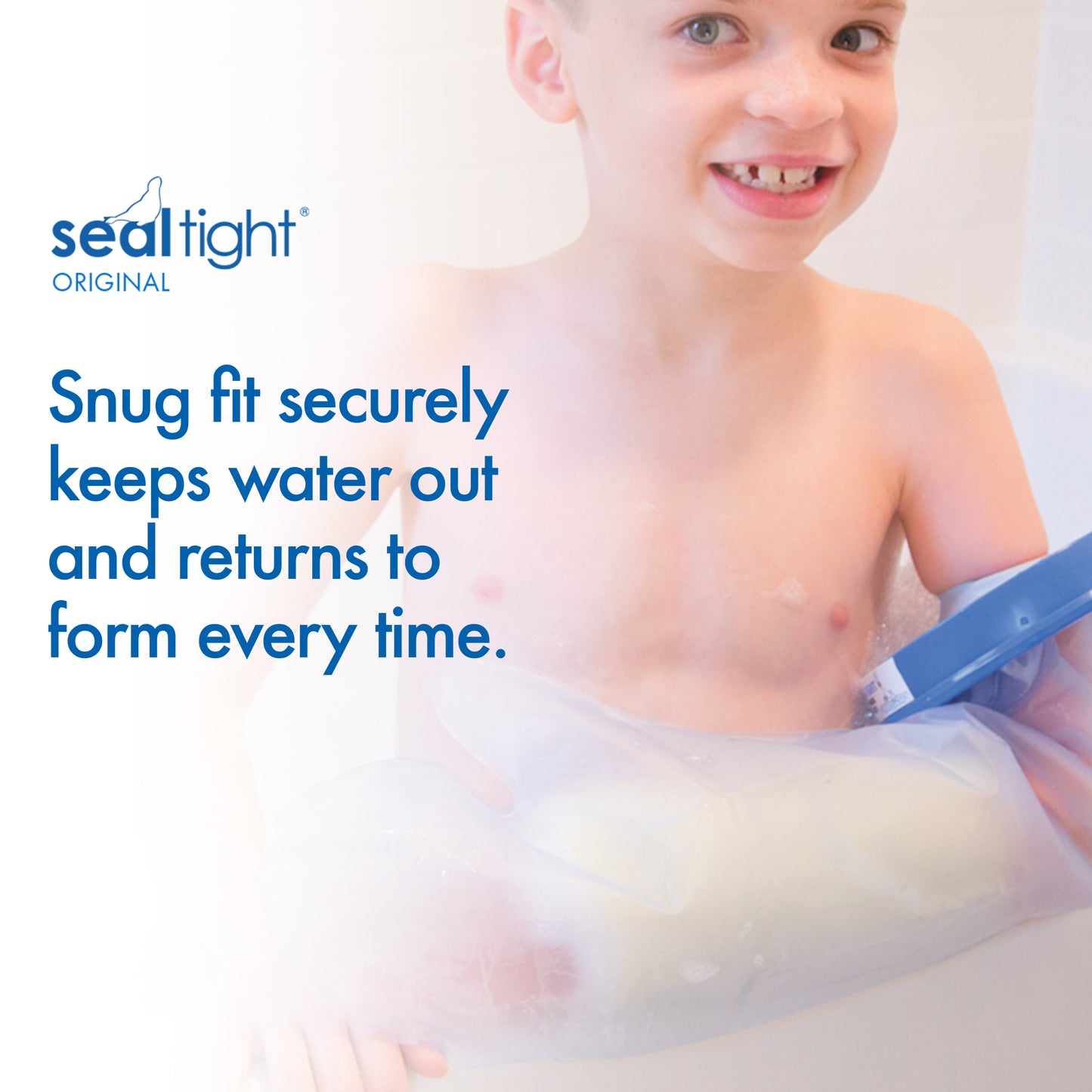 Seal-Tight Original - Pediatric Cast & Wound Protector for Small Arm, 11"