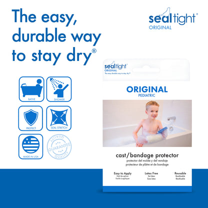 Seal-Tight Original - Pediatric Cast & Wound Protector for Small Arm, 11"
