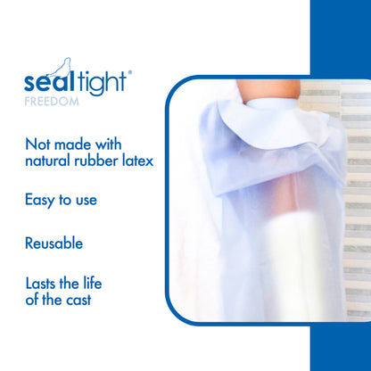 Brownmed Seal-Tight Pediatric Freedom Cast Protector ‚Äì Latex-Free Waterproof Cast and Wound Cover ‚Äì Arm Cast and Bandage Cover ‚Äì Durable & Reusable ‚Äì Lasts Life of Cast ‚Äì Made in USA