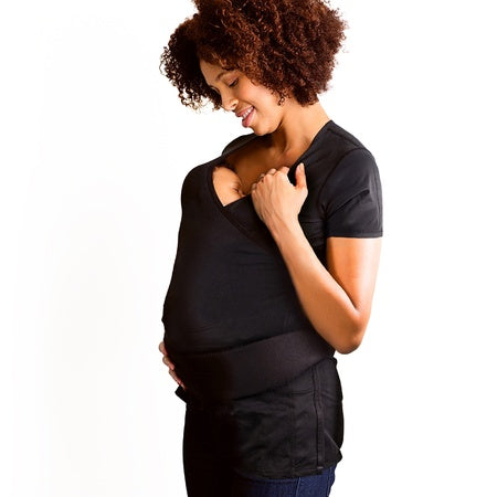NuRoo Pocket Hands-Free, Skin-to-Skin Baby Carrier in Black, Medium