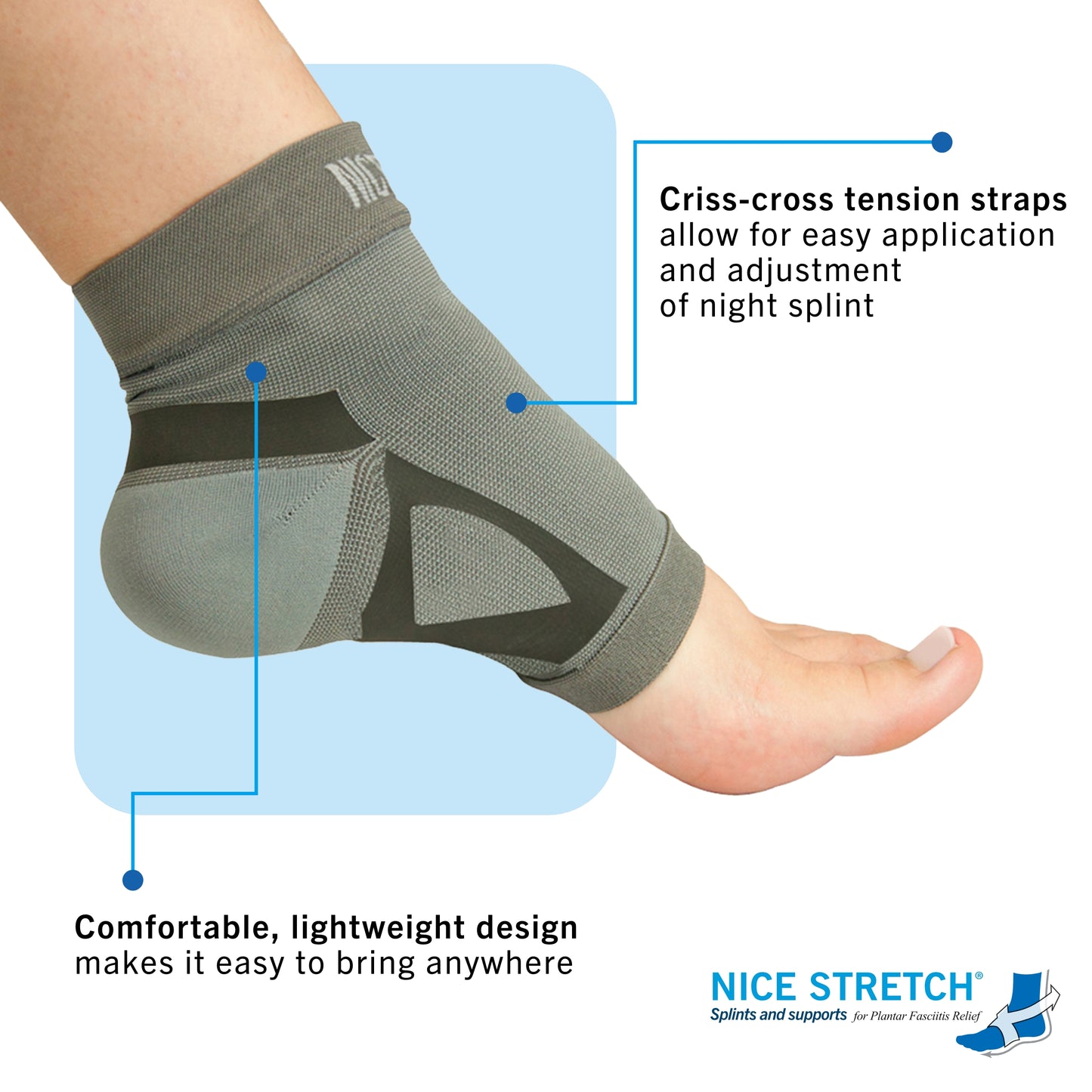 Nice Stretch Total Solution Plantar Fasciitis Relief Kit, Small/Medium