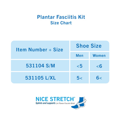 Nice Stretch Total Solution Plantar Fasciitis Relief Kit, Small/Medium