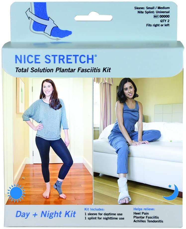 Nice Stretch Total Solution Plantar Fasciitis Relief Kit, Small/Medium