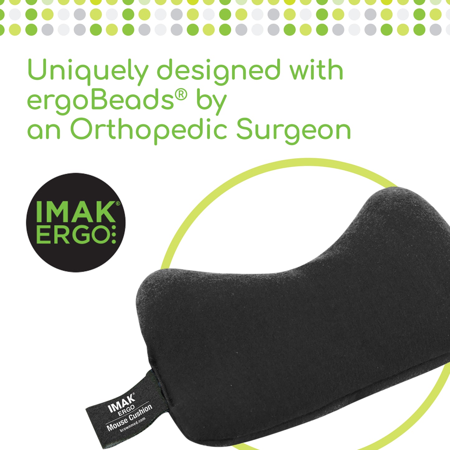 IMAK Ergo Mouse Cushion, Black