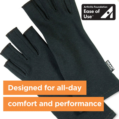 IMAK Compression Arthritis Gloves - Black, Medium