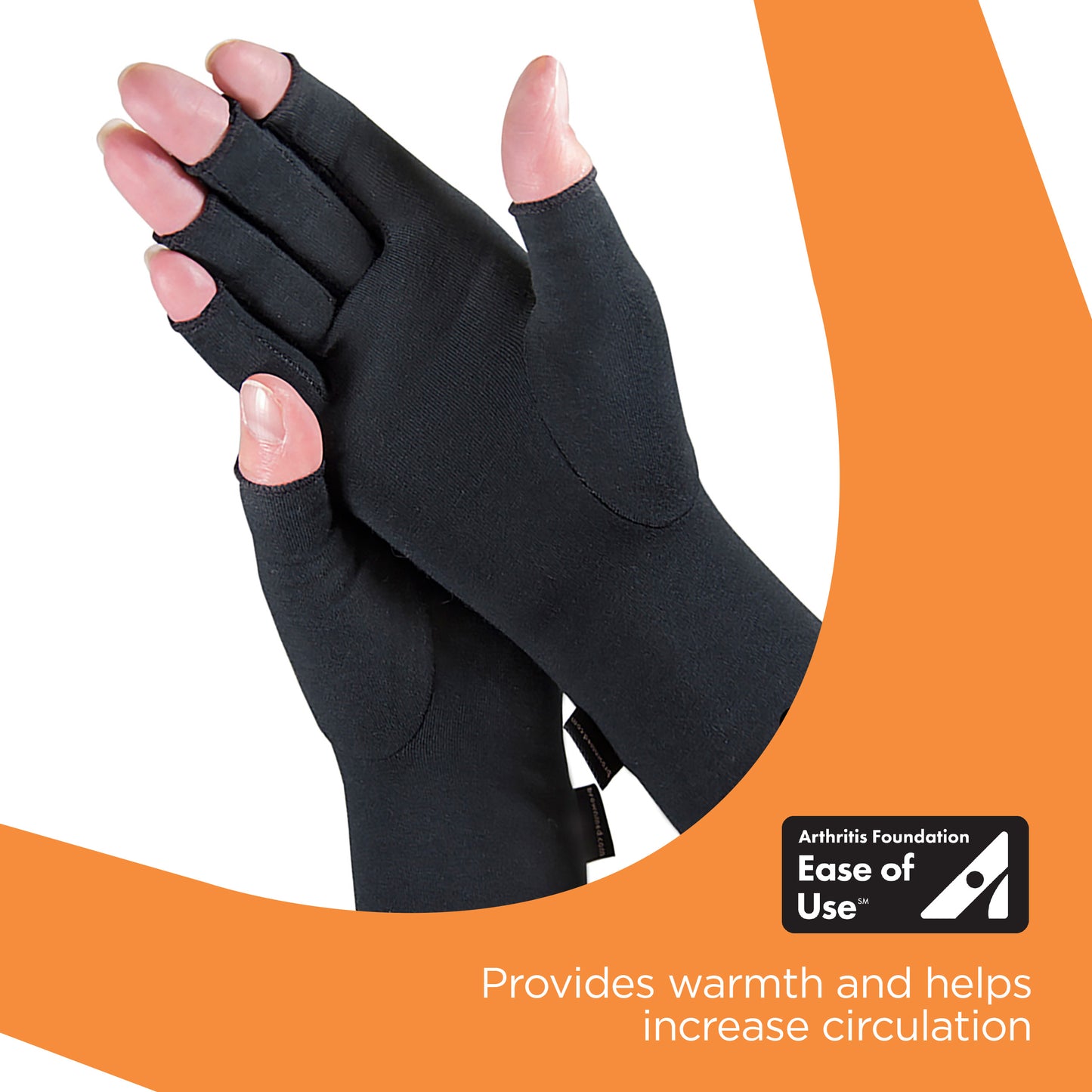 IMAK Compression Arthritis Gloves - Black, Large