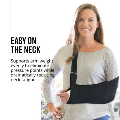 Joslin Ultimate Arm Sling¬Æ, Child/Small Adult ‚Äì Arm Sling for Broken & Fractured Bones ‚ÄìAdjustable Arm, Shoulder & Rotator Cuff Support ‚Äì Soft, Breathable, Cotton-Spandex Fabric