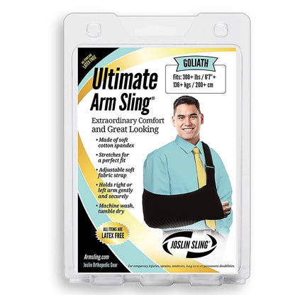 Joslin Ultimate Arm Sling¬Æ, Child/Small Adult ‚Äì Arm Sling for Broken & Fractured Bones ‚ÄìAdjustable Arm, Shoulder & Rotator Cuff Support ‚Äì Soft, Breathable, Cotton-Spandex Fabric