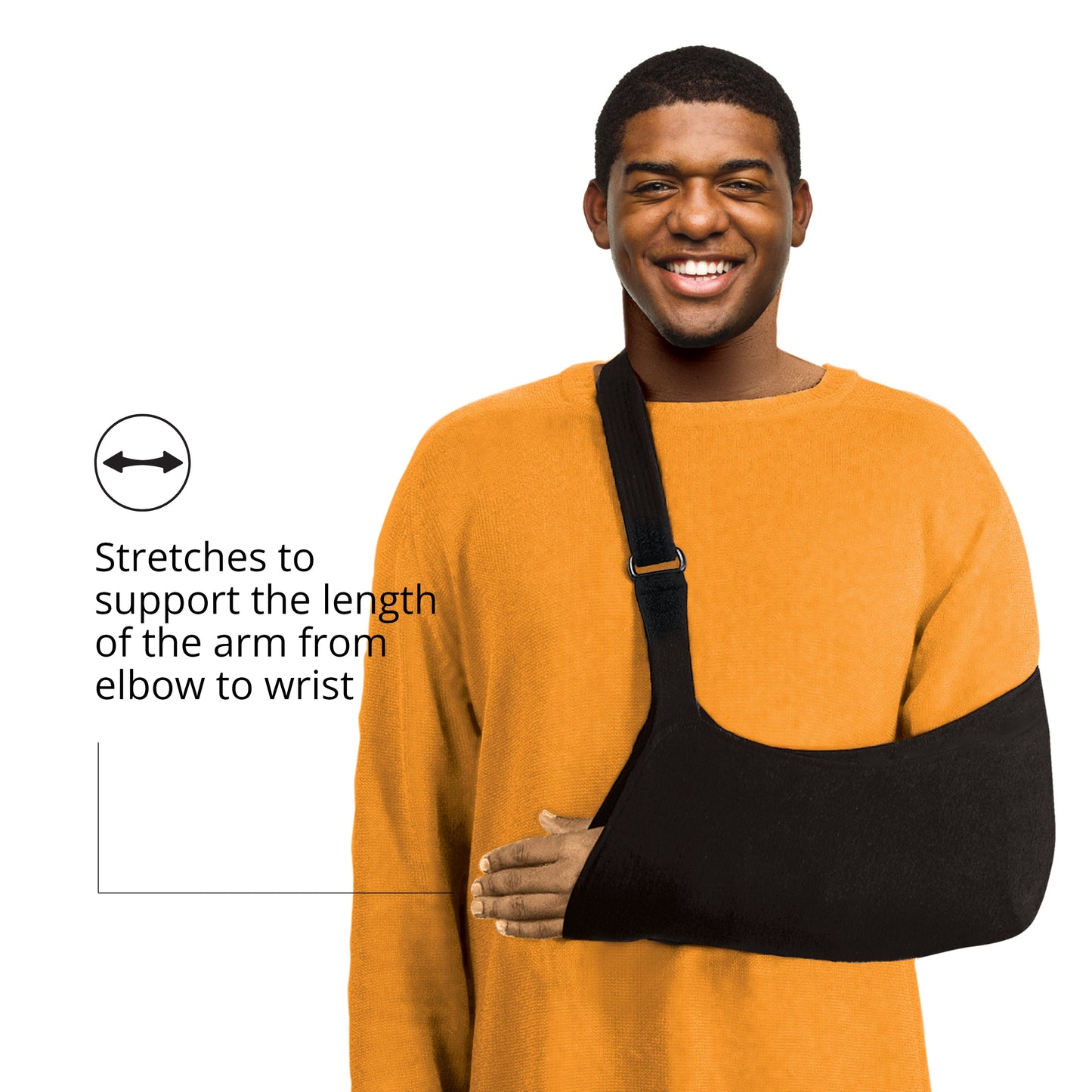 Joslin Ultimate Arm Sling¬Æ, Child/Small Adult ‚Äì Arm Sling for Broken & Fractured Bones ‚ÄìAdjustable Arm, Shoulder & Rotator Cuff Support ‚Äì Soft, Breathable, Cotton-Spandex Fabric