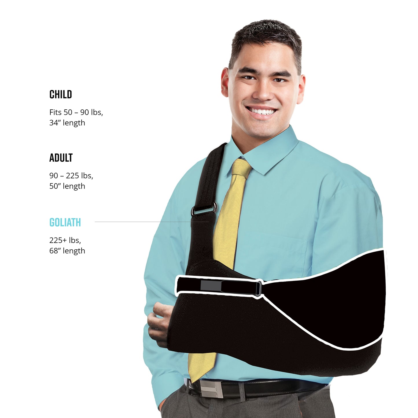 Joslin Swathe Immobilizer Strap, Gently Holds the Arm Against the Body When Used With the Ultimate Arm Sling¬Æ (Sold Separately) to Provide a Secure Low Impact Immobilizing System, Goliath Swathe