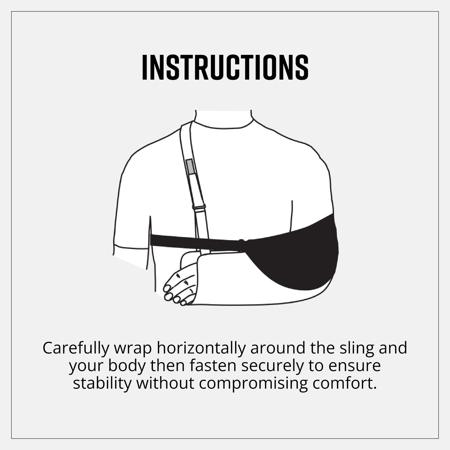 Joslin Swathe Immobilizer Strap, Gently Holds the Arm Against the Body When Used With the Ultimate Arm Sling¬Æ (Sold Separately) to Provide a Secure Low Impact Immobilizing System, Goliath Swathe